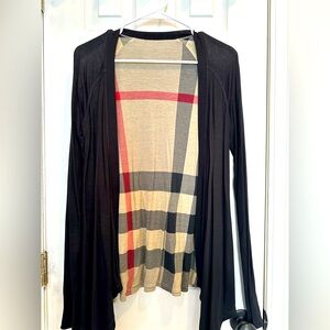 Burberry Reversible Cardigan in Black and Monogram